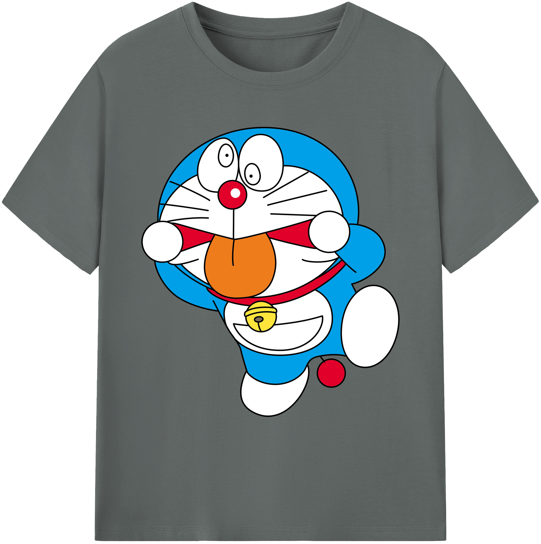 （画像用） ドラえもん Doraemon 綿100％ メンズ半袖Tシャツ｜肌触りやわらか＆通気性